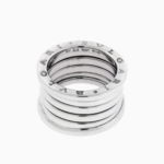 Bvlgari B.Zero1 5 Band Ring In 18K Yellow Gold Size US 6.5 – Italy 50